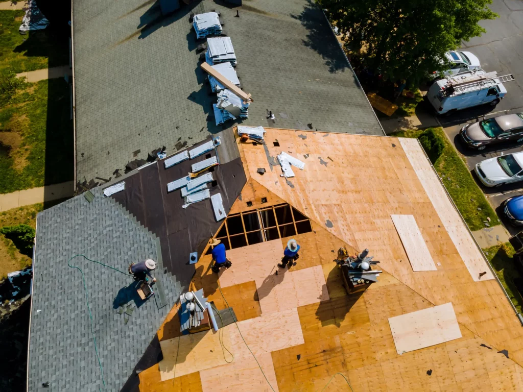 Roof replacement.